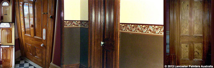 Faux Wood Grained Heritage Doors