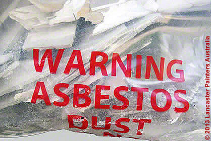 Warning Asbestos Dust Bag